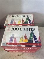 4 boxes of Christmas lights