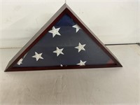 AMERICAN FLAG IN CASE