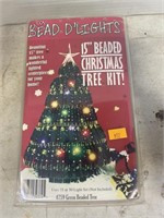 Vintage beaded Christmas tree kit