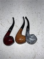 3 TOBACCO PIPES
