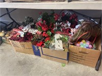Artificial flowers and craft items
