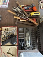 Rotary tool, soldering gun and tools