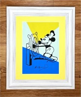 Andy Warhol Disney Watercolor "Sailor Mickey"