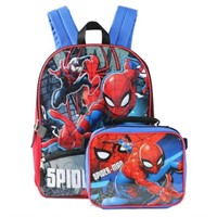 $0  Marvel Spiderman Backpack with Lunchbox