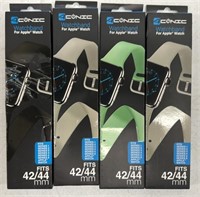 4 PCS ASSORTED ACONIC WATCH BAND FOR APPLE WATCH