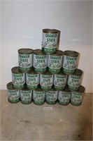 (16) Cans Of Quaker State Deluxe Motor Oil