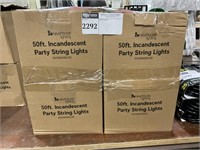 1 LOT ( 4 ) NEWHOUSE LIGHTING PARTY STRING LIGHTS
