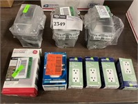 MIX BOX  OF ELECTRICAL ACCESSORIES