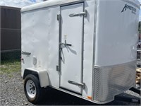 7ft 08 homesteader enclosed trailer w/ title