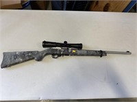 Ruger 10/22 22lr with hawke scope