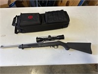 Ruger 10/22 22lr take down with nikon scope