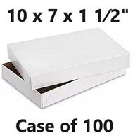 Uline 2-Pc Apparel Boxes 100 pc $77