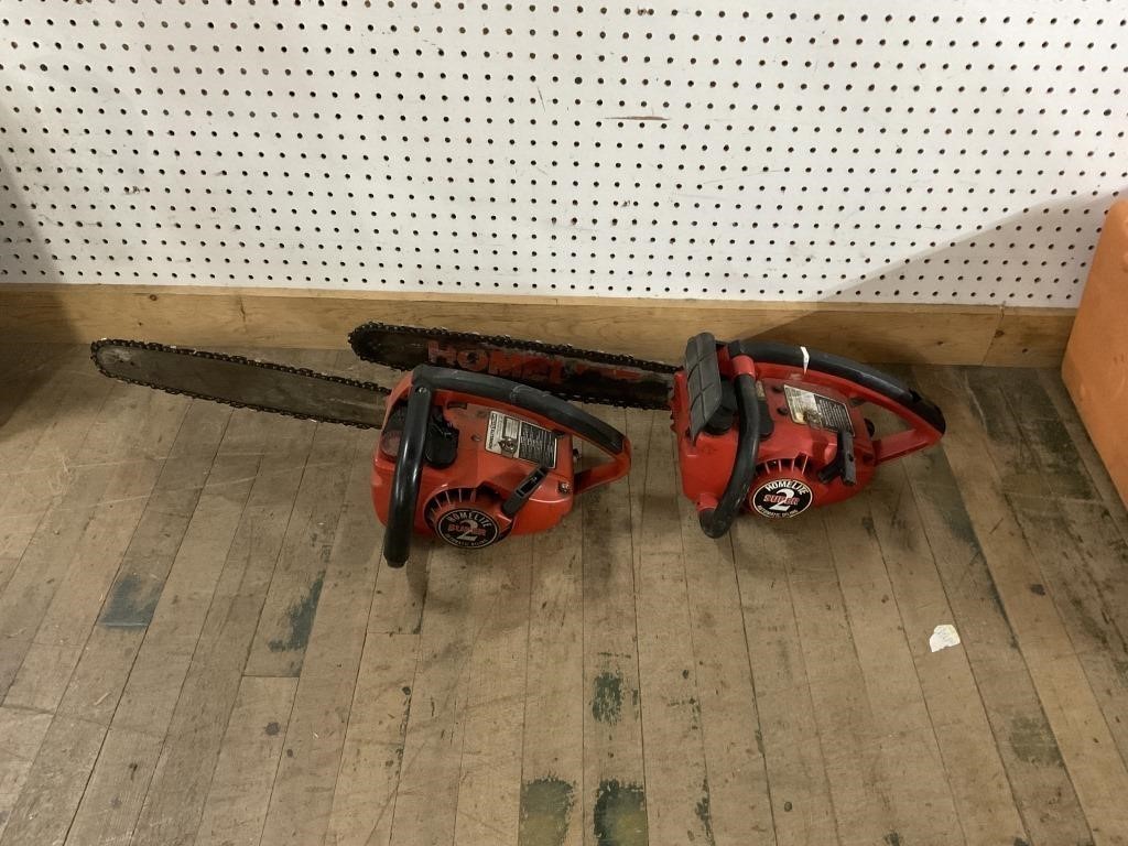 2 CHAIN SAWS