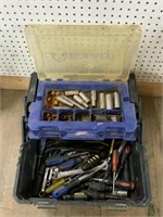 KOLBOT TOOL BOX WITH SOCKETS SCREW DRIVES WRENCHES