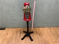 Vintage Gumball Machine Full of Old Marbles