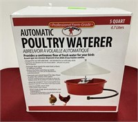 5qt automatic poultry waterer