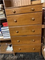CHEST OF DRAWERS, 24"W x 41"H x 15"D