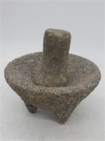 MORTAR AND PESTLE 8W MADE OF STONE
