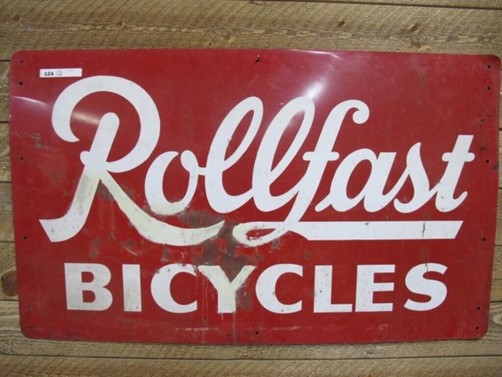 1950'S ROLLFAST SIGN 40X24