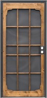 (Read) Security Screen Door, Bronze, 36 x 80"