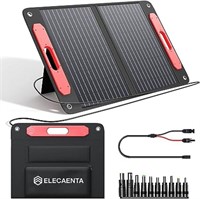 ELECAENTA 75W Portable Solar Panel for Power