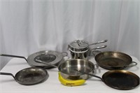 De Buyer & All Clad Pots and Pans