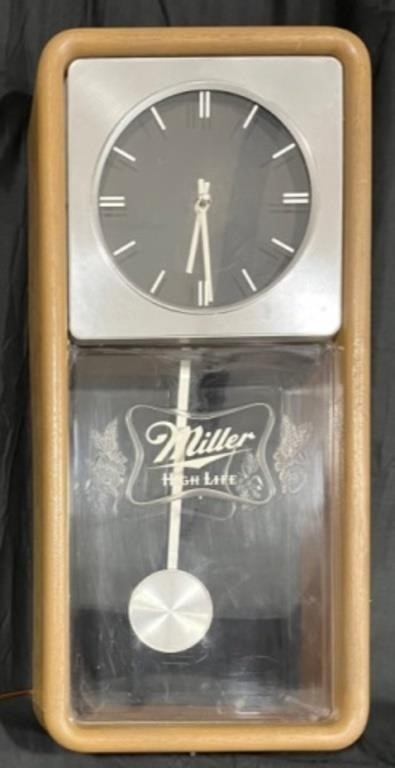Miller High Life Light Up Electric Wall Clock