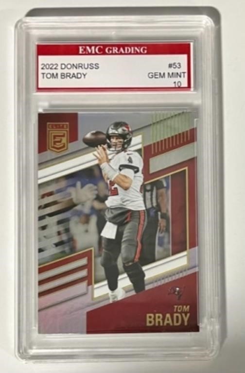 Tom Brady Graded Collector's Card