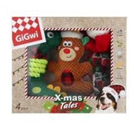 X-mas tales 4-Piece Christmas toys for dogs