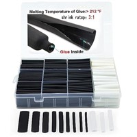 310 PCS Dual Wall Adhesive Heat Shrink Tubing Kit
