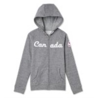 Canadiana Girls' Full-Zip Fleece Hoodie-XL