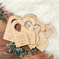 Beautiful Wooden Baby Closet Dividers - Double-Sid