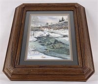 William Rushing Glacier Park Montana Painting