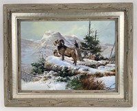 Gregory Messier Big Horn Sheep Painting