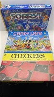 DISNEY SORRY-CANDYLAND & CHECKERS