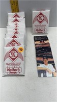 10 PACKETS 1995 BASEBALL CARDS MOTHERS COOKIES