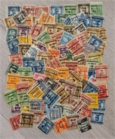 Over 100 Early U.S. Stamps