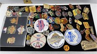 LARGE COLLECTION OF BASEBALL PINS