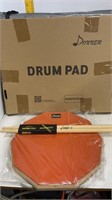 3 NEW WOOD DONNER DRUM PADS WITH STICKS