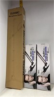 3 MICROPHONE STANDS-MOUKEY &  OUKMIC IN BOX