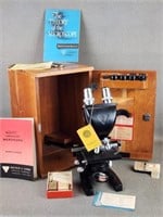 Vintage Bausch & Lomb Microscope in Original Box
