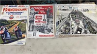 3 VINTAGE POSTERS AND SHOWMANSHIP MANUAL