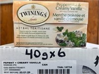 Tea TWININGS Peppermint Creamy Vanilla 40g x6