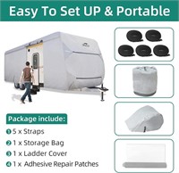 DikaSun Travel Trailer RV Cover TT RV Cover with