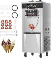 GSEICE 2500W Commercial Ice Cream Maker Machine,