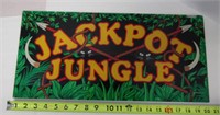 'Jackpot Jungle' Slot Machine Glass Insert