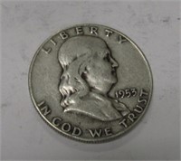 1953-D Franklin Half Dollar 90% Silver