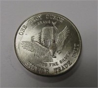 1oz..999 Fine Silver Round - 1981 US Assay