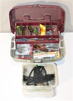 Assorted Fishing Tackle, Box, 4' Cast Net