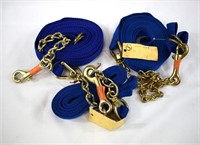 3 Triple E Blue Nylon & Brass Lunge Lines